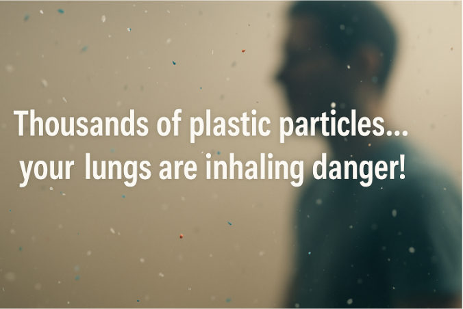 Thousands of Plastic Particles… Your Lungs Are Inhaling Danger!